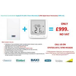VAILLANT ECO FIT PURE 825 / 830 KW BOILER INSTALLATION Supply & Fit & FREE Digital Room Stat.
