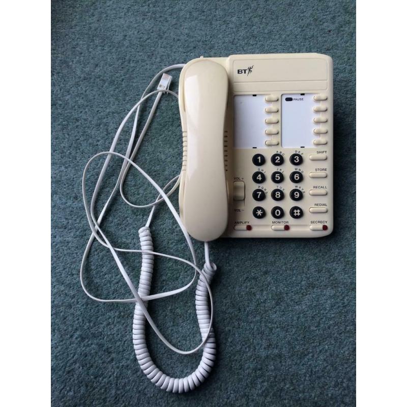 BT Telephone with Large Buttons