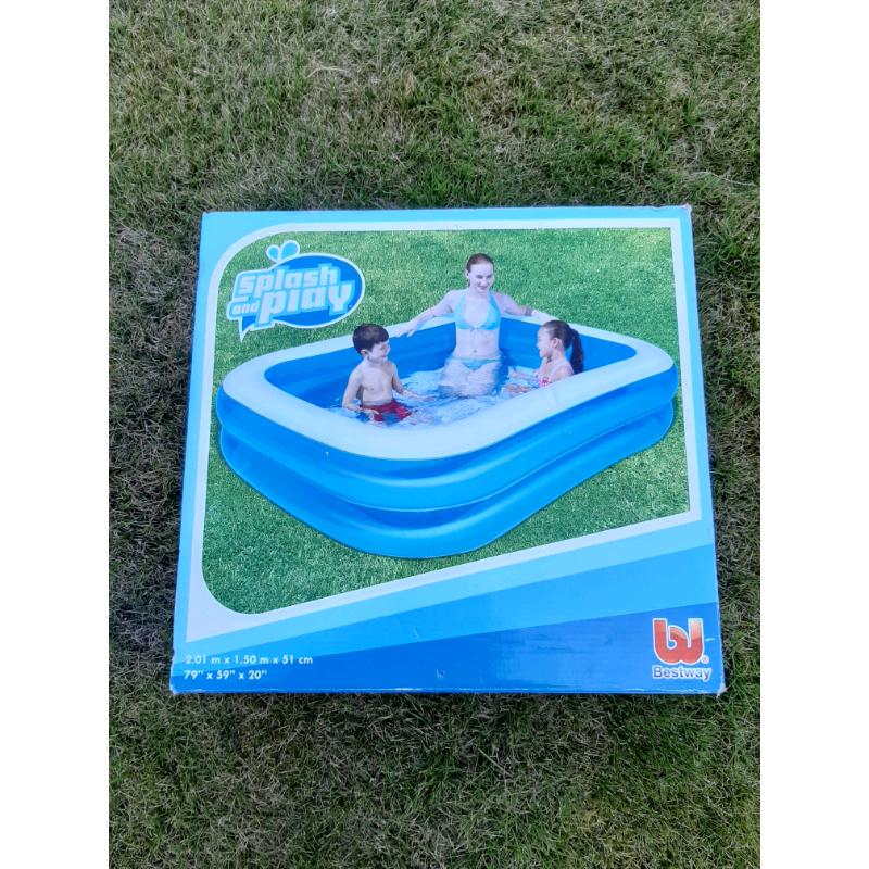 Bestway Splash and play paddling pool 2.01m x 1.5m x 51cm