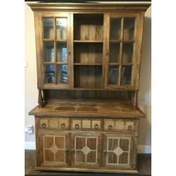 Barker & Stonehouse Flagstone Welsh Dresser Cupboard Display Cabinet Baker Mango