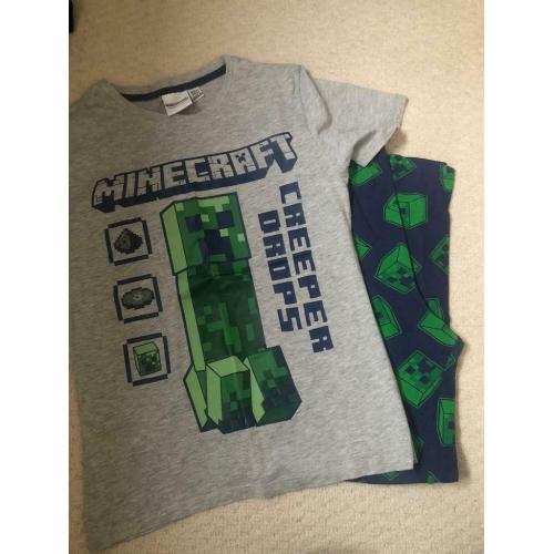 Minecraft Pyjamas Age 10-11