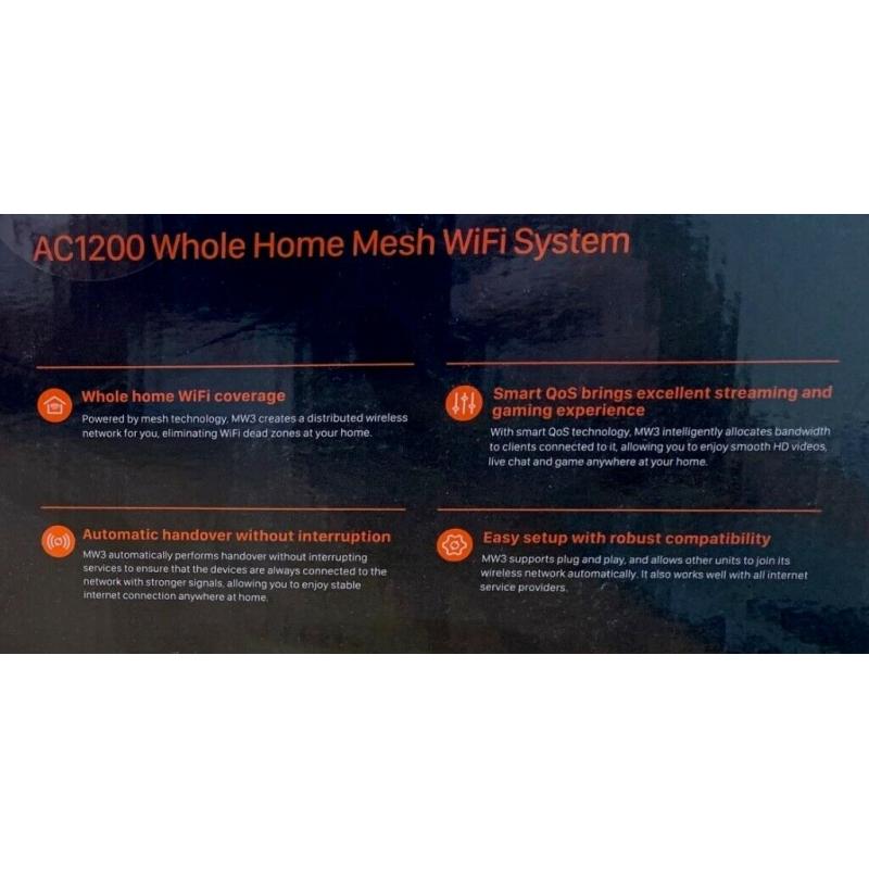 Home Wifi Boosting System | Nova AC1200 Whole Home Mesh WIFI System