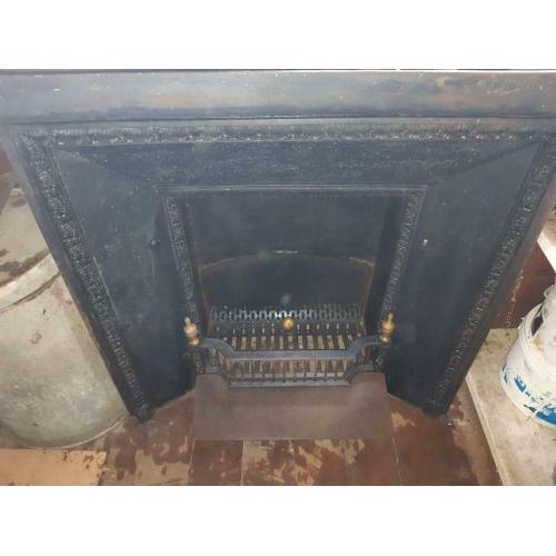Iron fire place