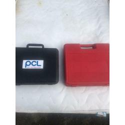 Pcl 2+3? air sander with sanding discs case etc ideal headlight Restoration etc