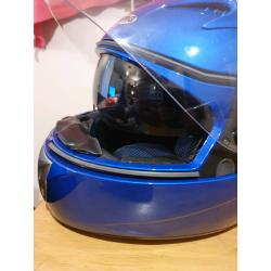 Medium size motorbike helmet