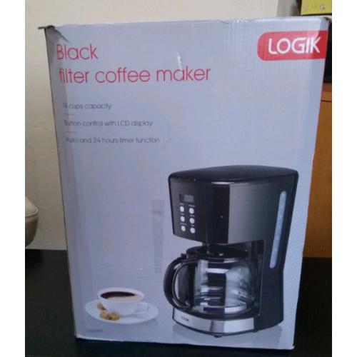 LOGIK L14DCB19 Filter Coffee Machine - Black