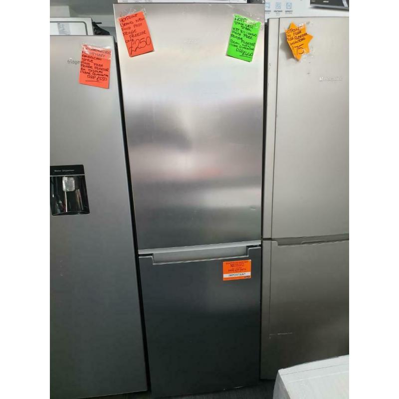 New Stainless steel fridge freezer Hotpoint