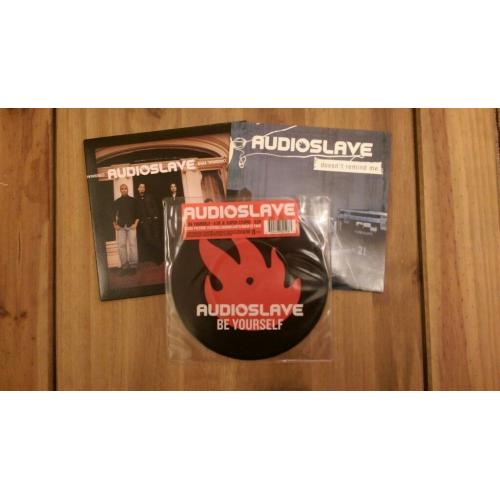 Audioslave 'Be Yourself' 'Doesn't Remind Me' & 'Original Fire' 7 inch Vinyl Singles Collection
