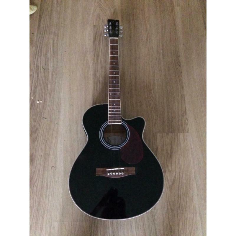 CAN DELIVER- HUDSON SEMI ACCOUSTIC ELECTRIC GUITAR