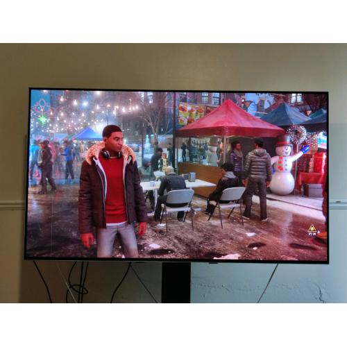 LG 55 inch OLED TV 4k very minor screen burn and line defect.