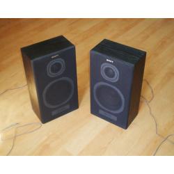 Sony 2-Way Hi-Fi Stereo Speaker System SS-A20, Black 2 x 35W - Floor Book Shelf