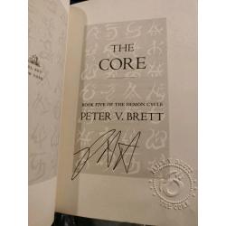Embossed, Signed copy of 'The Core' by Peter V. Brett