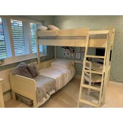 Littlefolk Furniture Company Top bunk, desk and day bed