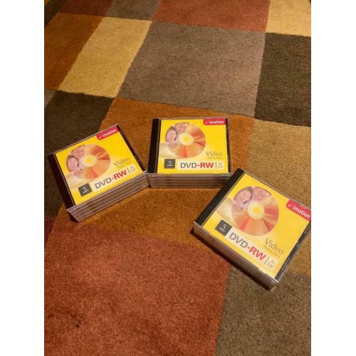 DVD-RW 3 packs of 5 discs