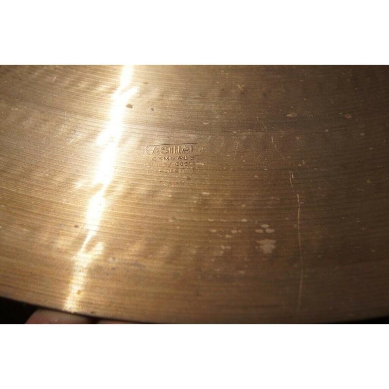 Kashian by UFIP 19 1/2 inch Medium Ride cymbal - Italy - '80s - 2416g - B8 - Vintage
