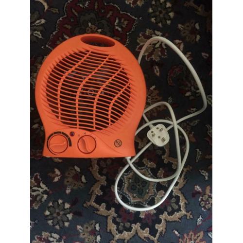 Portable fan heater