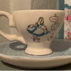 Alice in Wonderland jewellery teacup
