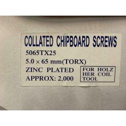 Collated Chipboard Screws