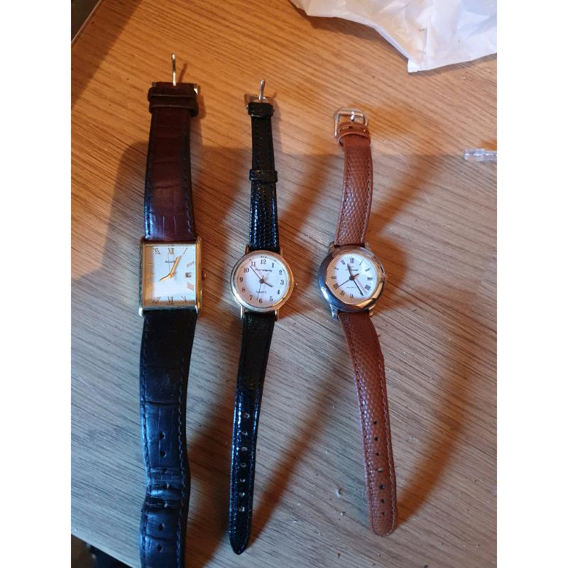 3 x watches