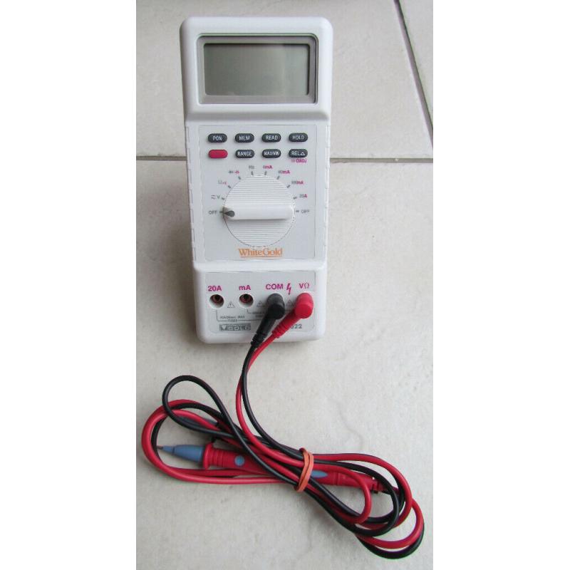 Precision Gold WhiteGold WG 022 digital multimeter (excellent condition, from Maplin)