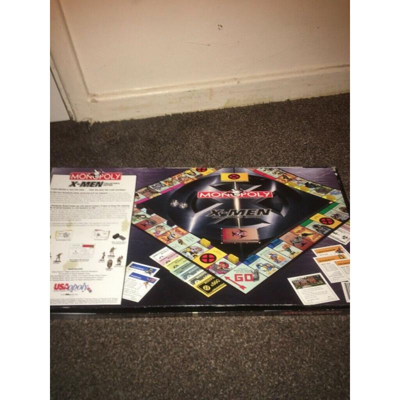 X Men Monopoly Board Game