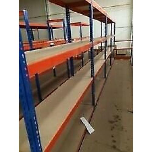 JOB LOT 50 bays RAPID 1 industrial long span shelving ( storage , pallet racking )