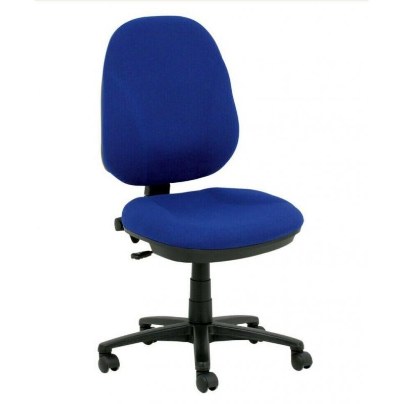 blue office chair fabric