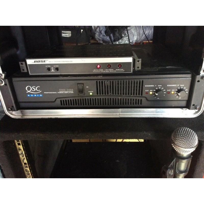 Qsc rmx 1450 stereo power amplifier