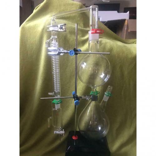 Lab Essential Oil Steam Distillation Glassware hydrosol