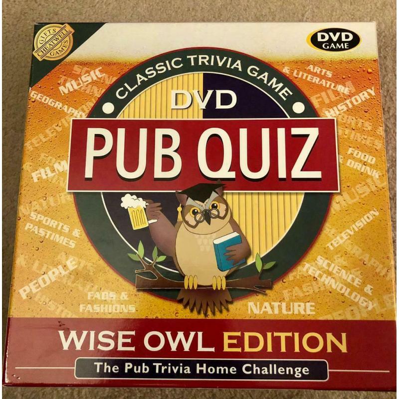 Pub Quiz wise owl edition DVD