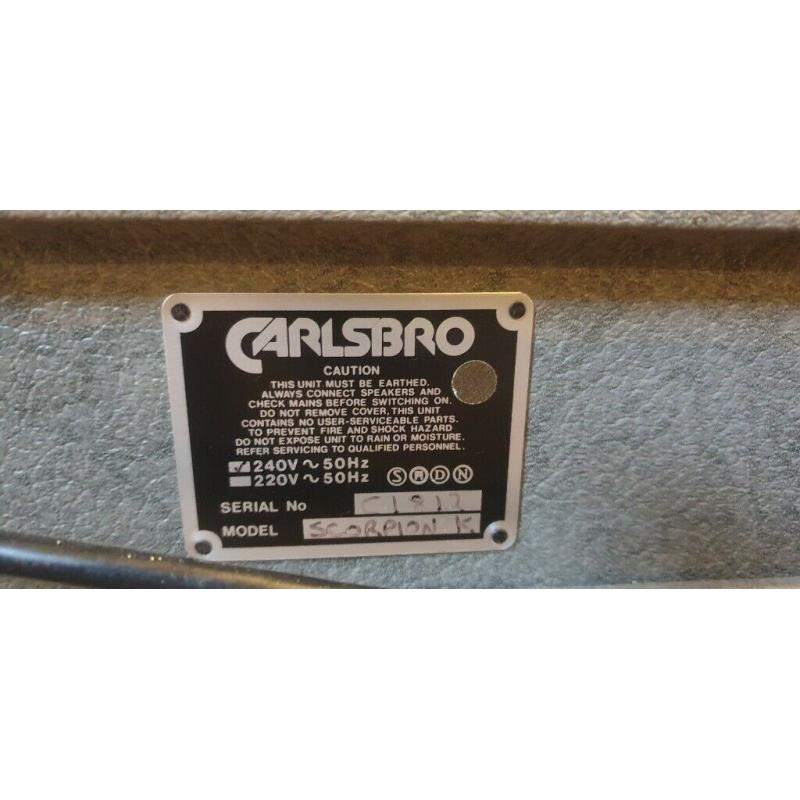 Keyboard amplifyer carlsbro amp