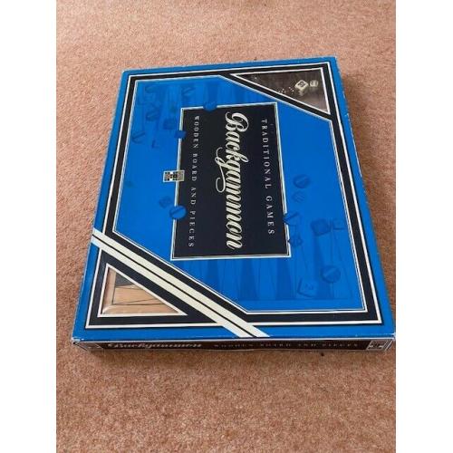 Backgammon Wooden Board and Pieces - Lagoon Games