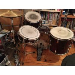 Drum kit for sale maroon