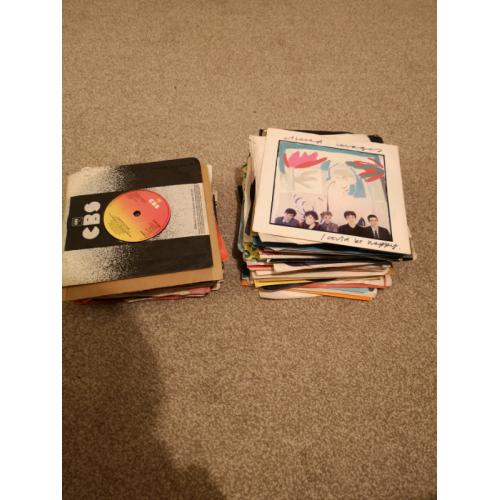 78x 7 Inch Records From 1960s, 70s and 80s