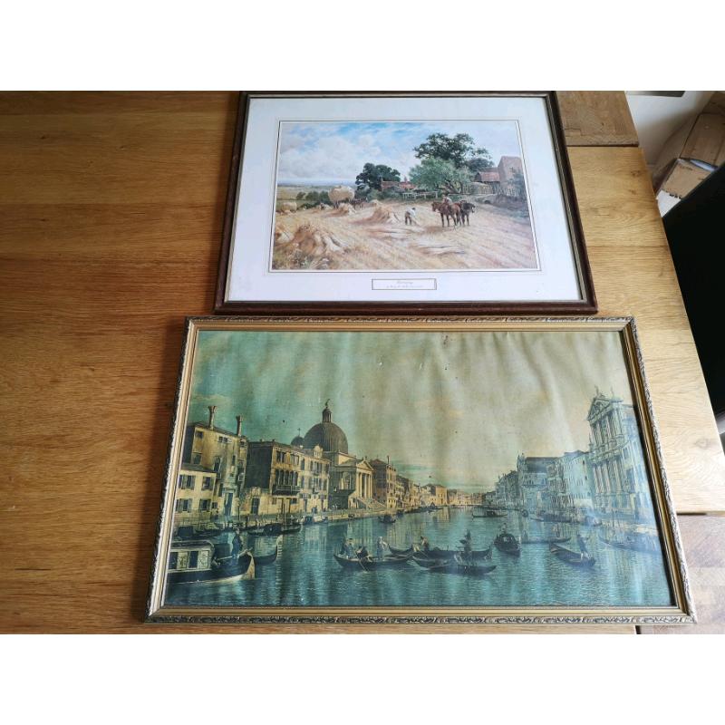 2 framed Pictures ?3 each