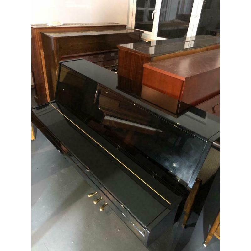 JANUARY SALE! c2000 Schirmer 109 Black Gloss Modern Upright Piano- FREE DELIVERY 2YR WARRANTY