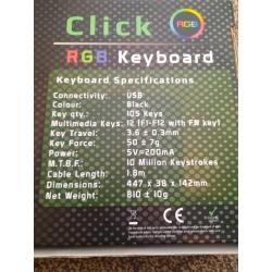 Gamemax RGB Keyboard and Strike RGB gaming mouse