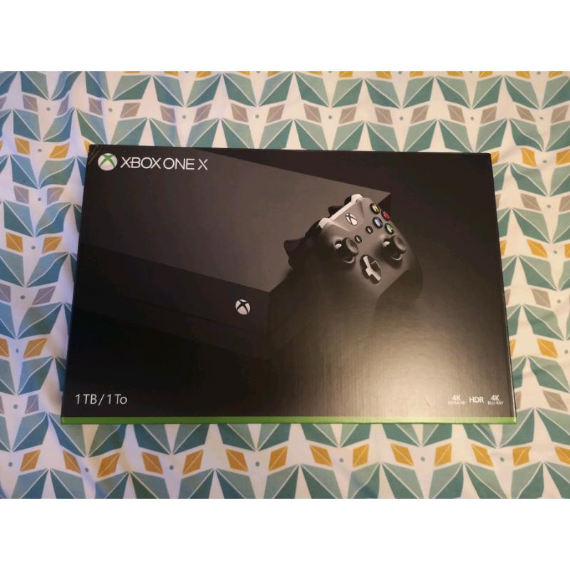 Xbox One X 1TB Bundle Boxed With 3 Great Games