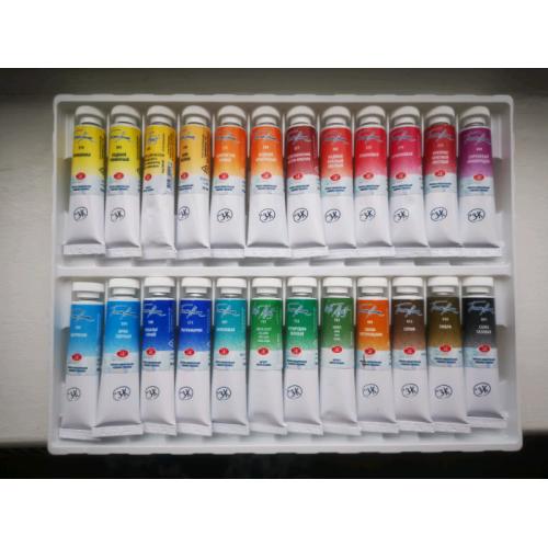 Professional artist watercolour tube set 24 x 10ml