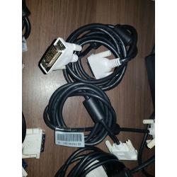 10 for ?12.00 / 10 x 1.5m DVI 18 +1 pin Male to Male DVI Cables / FREE SHIPPING